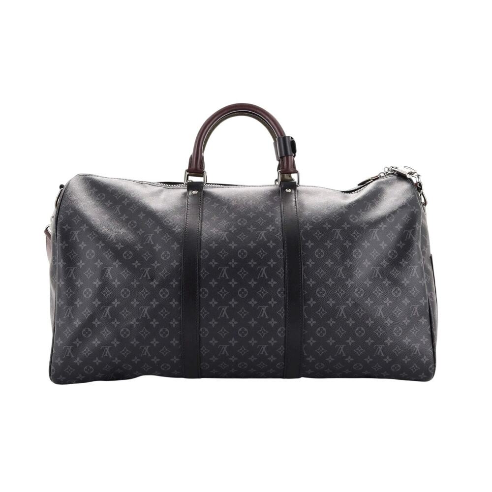Keepall Bandouliere Virgil Abloh Limited Edition Patchwork Monogram Eclipse 50 - Picture 3 of 7